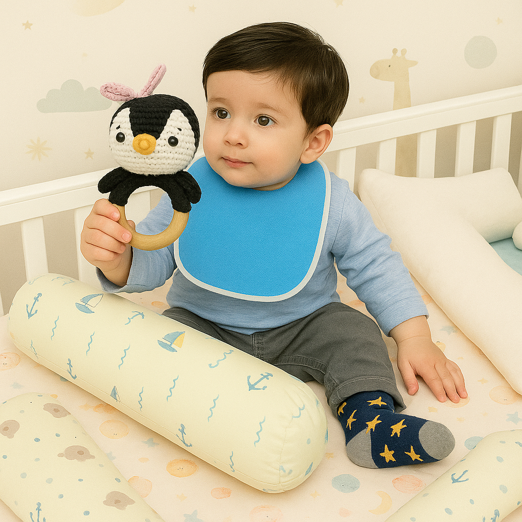 Eco-Friendly Crochet Rattles for Newborns