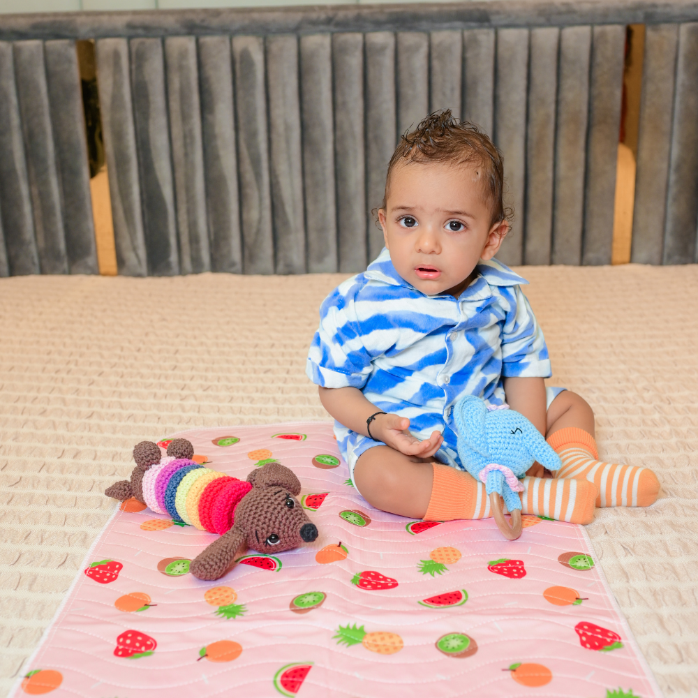 Rainbow Stackable Dog Toys: Fun for Kids and Pets Alike