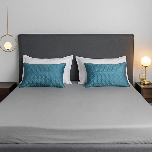 Terry Grey Waterproof Mattress Protector