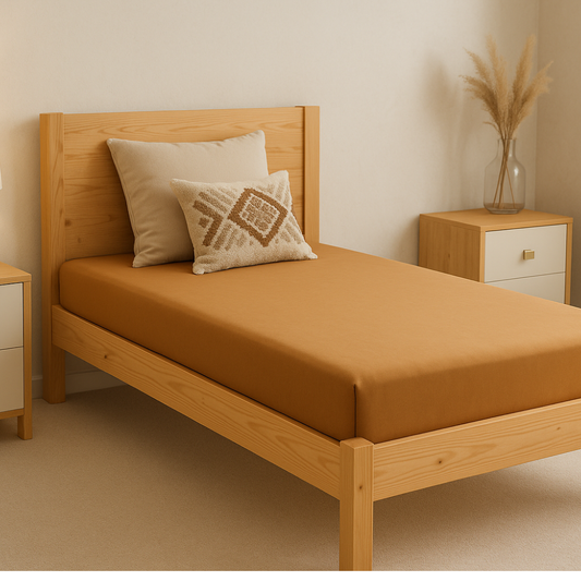 Lycra Camel Single Bed Waterproof Mattress Protector