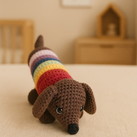 Rainbow Stackable Dog Toy