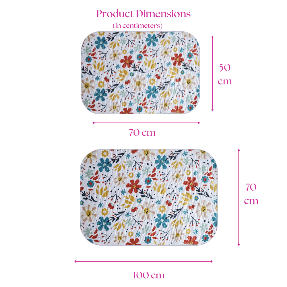 Leaves & Floral Print Premium Matty Combo