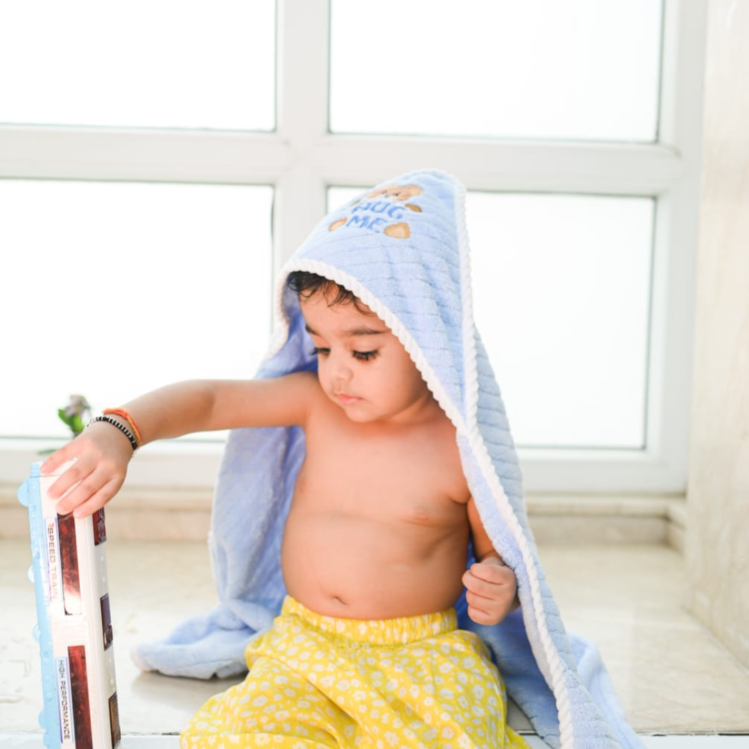 Baby Pink Hug Me Hooded Towel