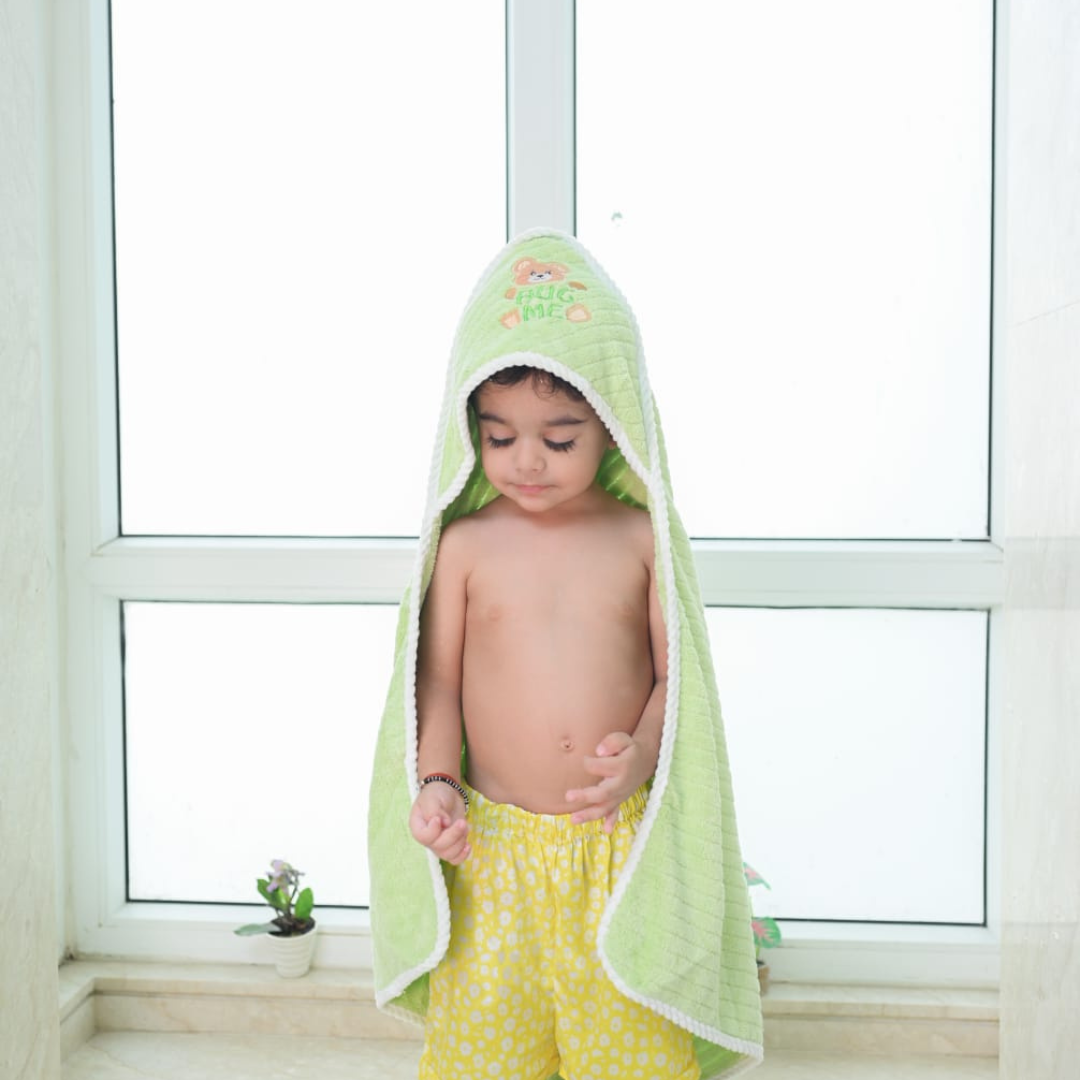 Baby Blue Hug Me Hooded Towel