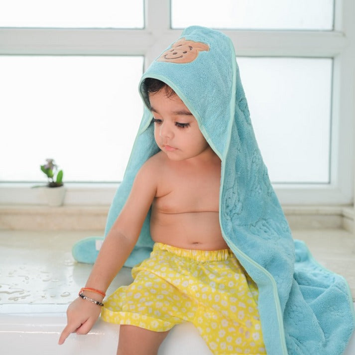 Peach Printed Towel