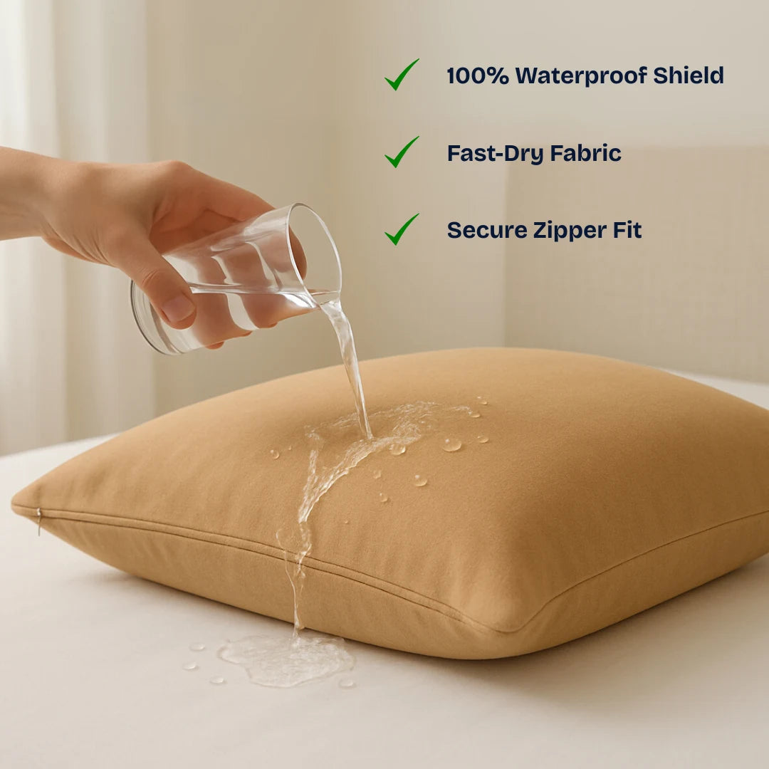 Camel Pillow Protector (Pack Of 2)