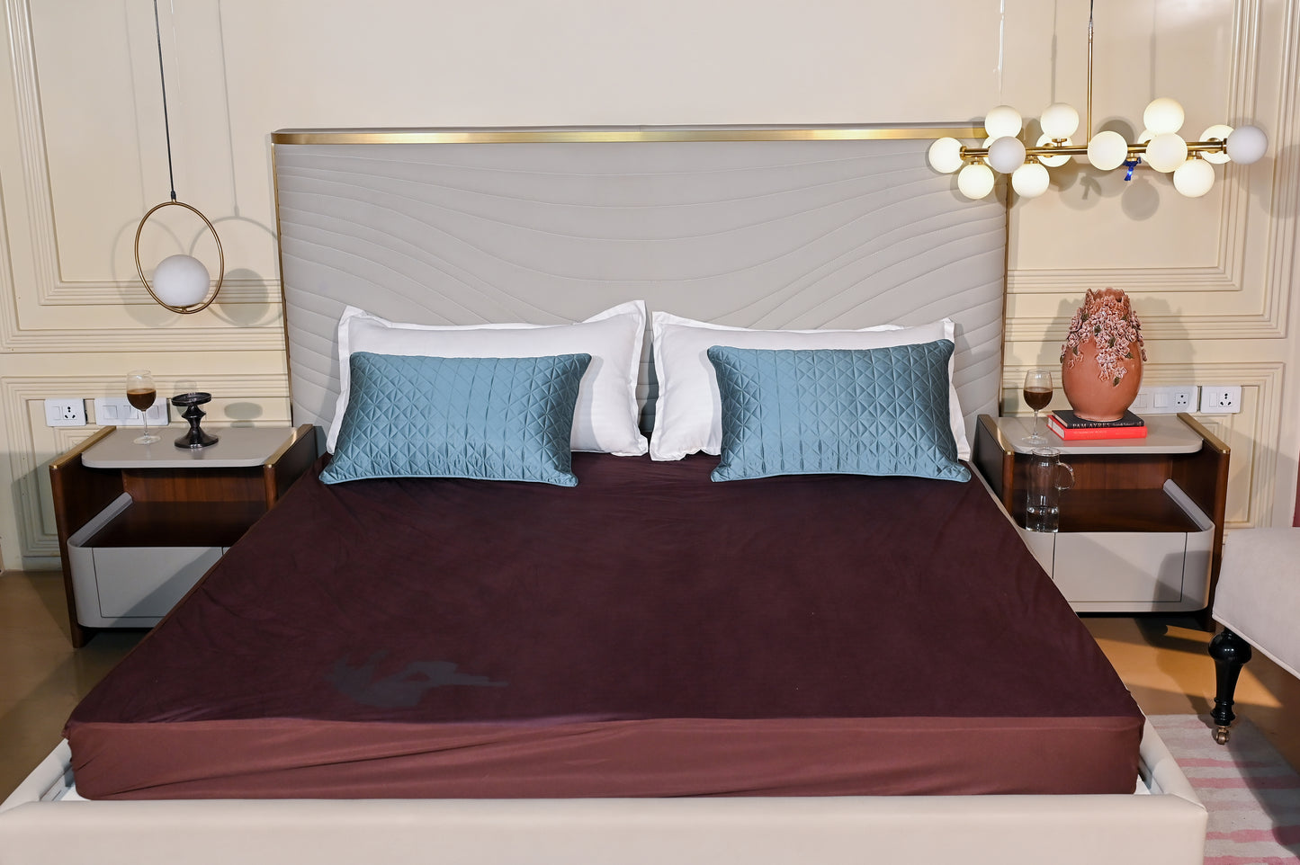 Lycra Camel Waterproof Mattress Protector