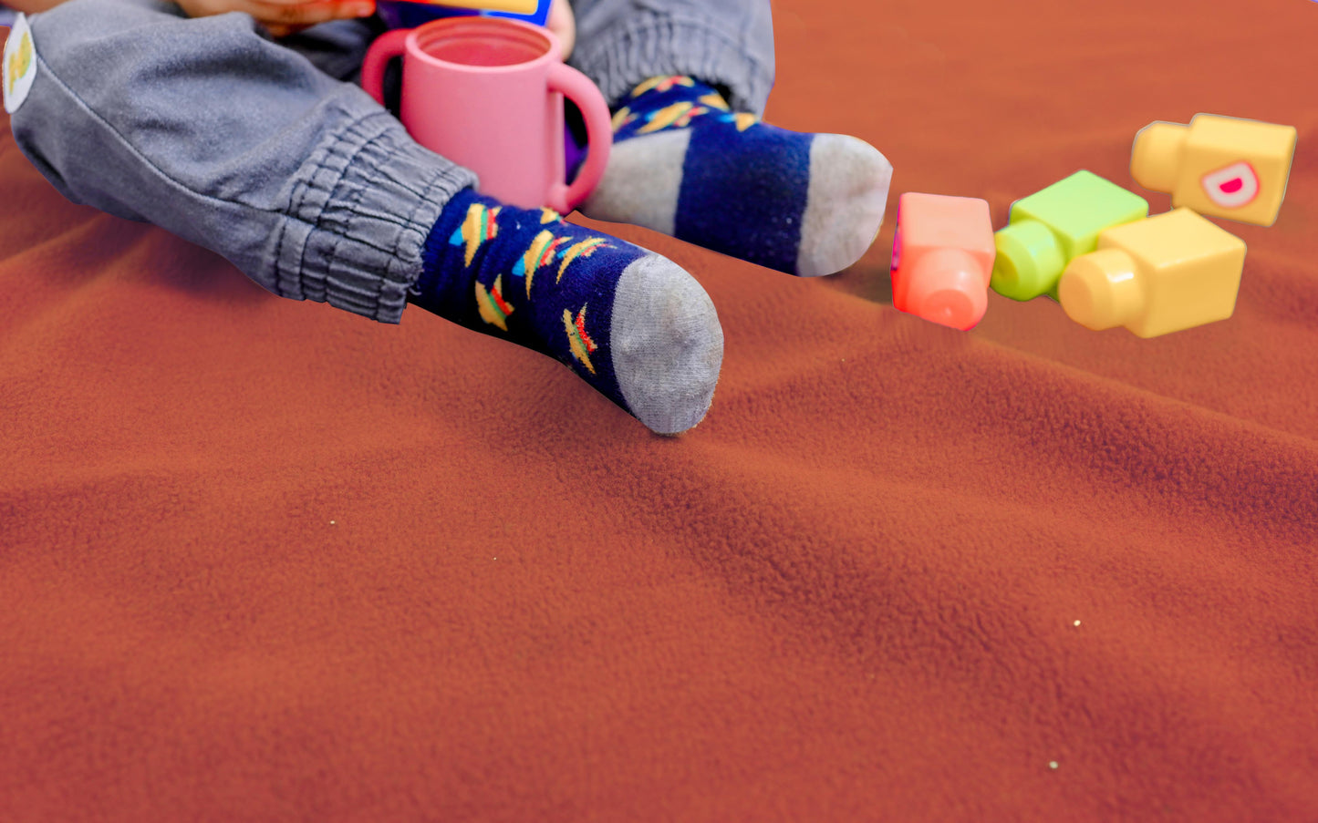 Plum Sea Blue Dry Sheet (Pack of 2)