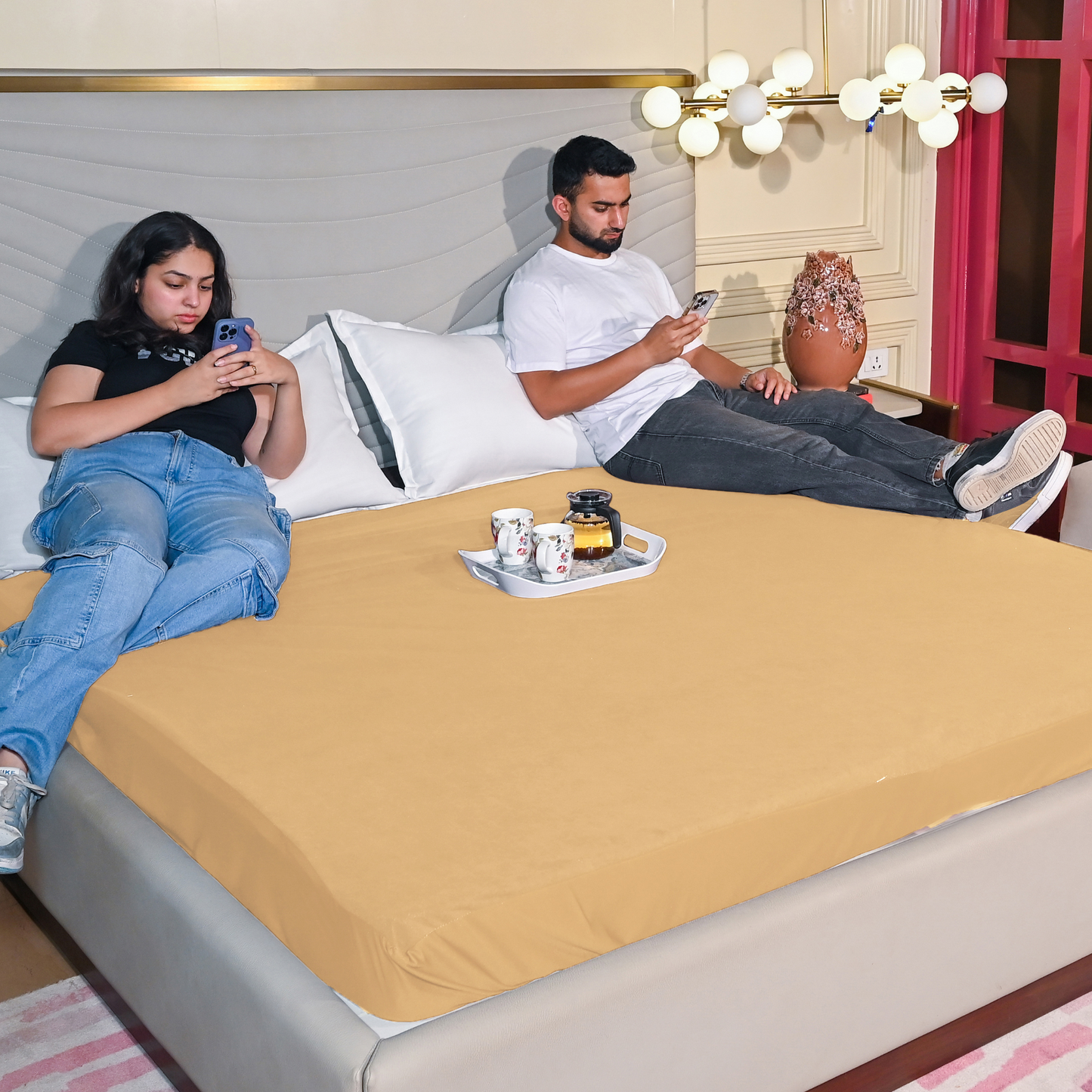 Terry Camel Waterproof Mattress Protector