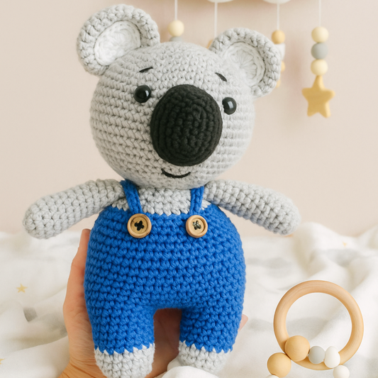 Handmade Crochet Koala Plush Toy