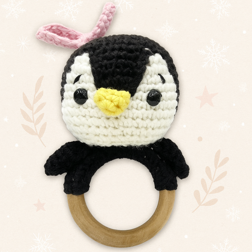 Penguin Crochet Rattle