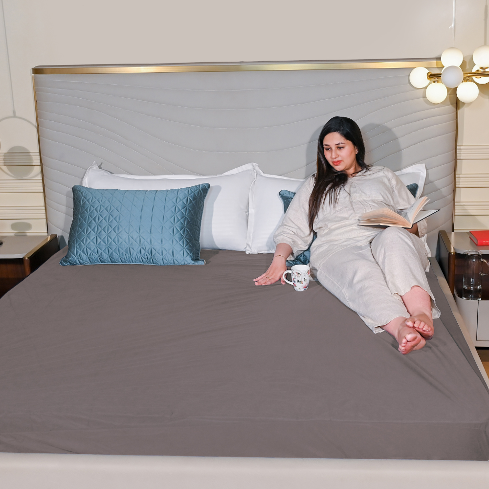Lycra Camel Waterproof Mattress Protector