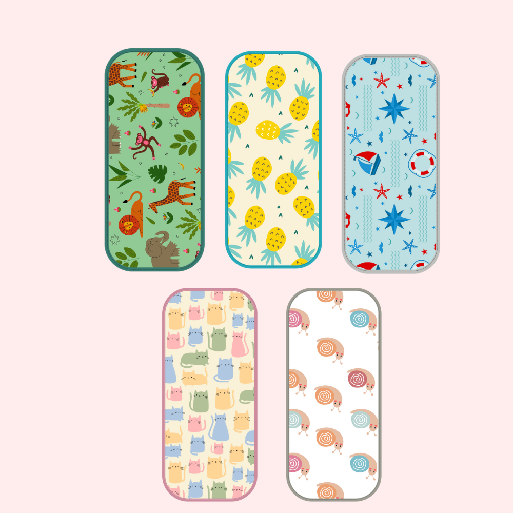 Happy Matty Small Baby Burp Sheet (Pack of 5)