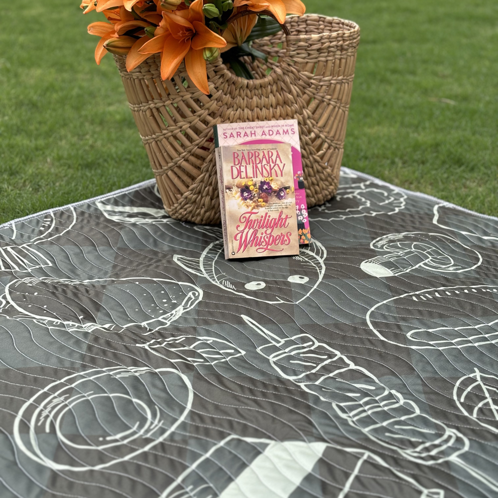 Baby Fish Print Picnic Mat