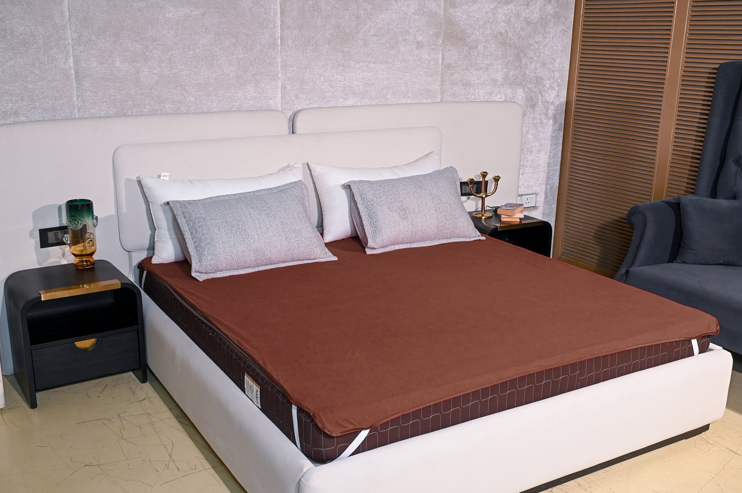 Terry Elastic White Waterproof Mattress Protector