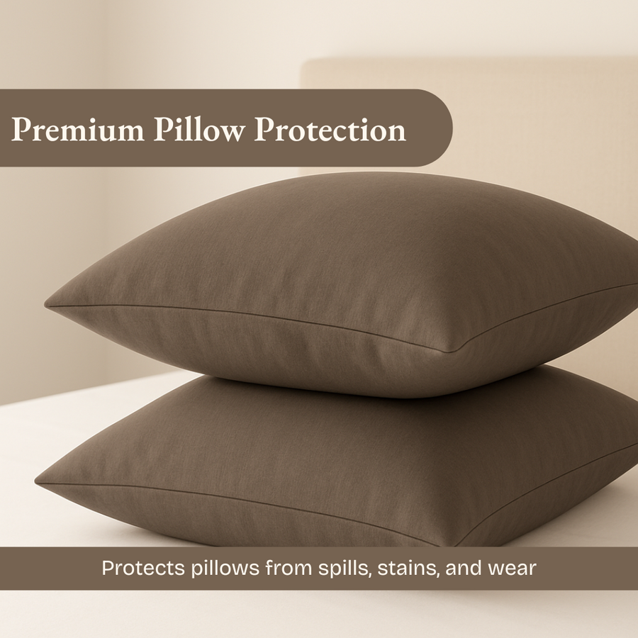 White Waterproof Pillow Protectors