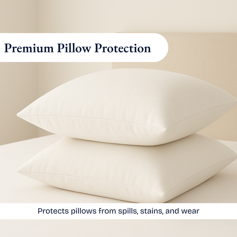 White Waterproof Pillow Protectors