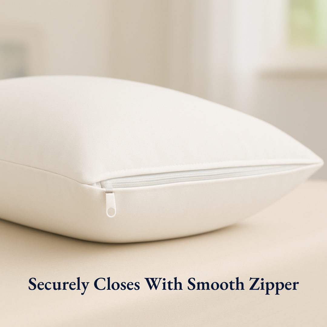 White Pillow Protector (Pack Of 2)