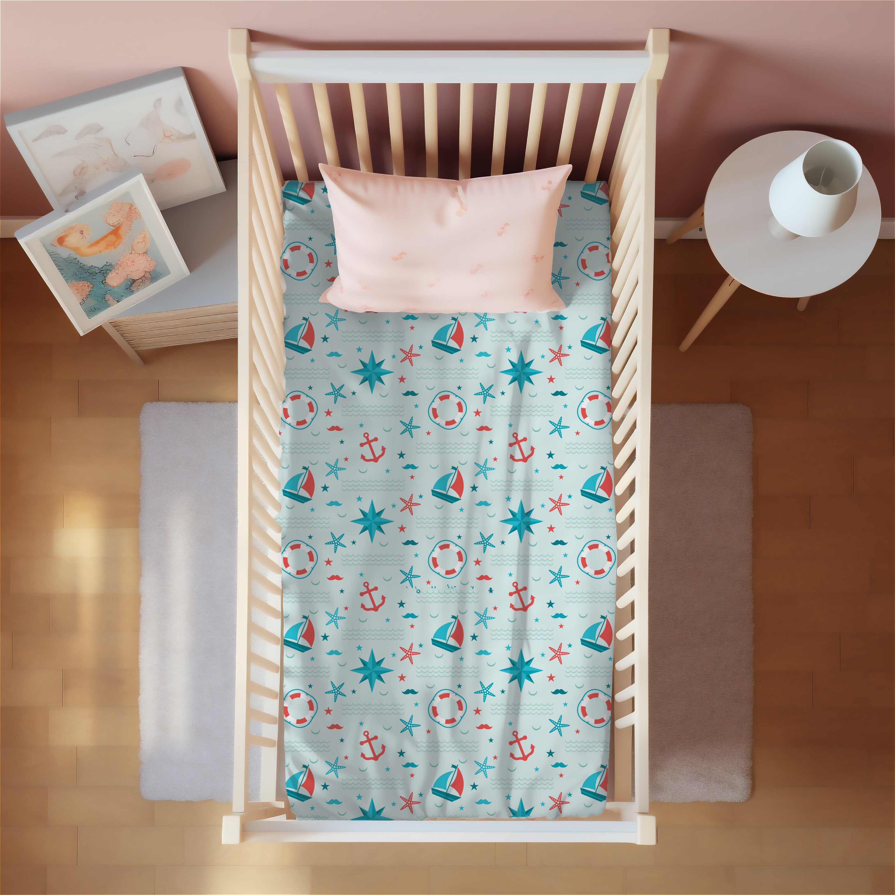Eco-Friendly and Adorable: Choosing Sustainable Nautical Print Crib Sh