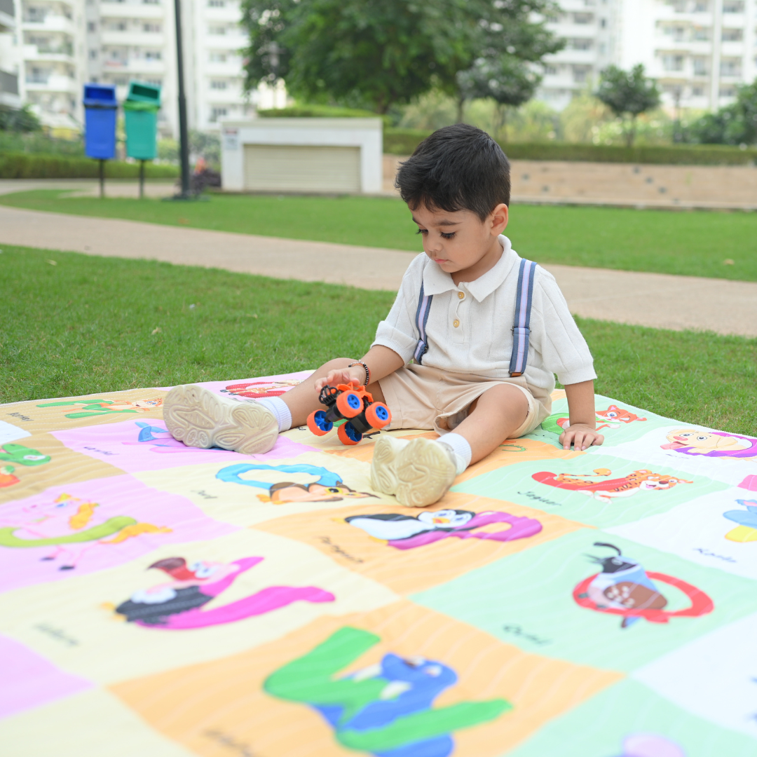 Alphabet Picnic Mats That Moms Take Everywhere