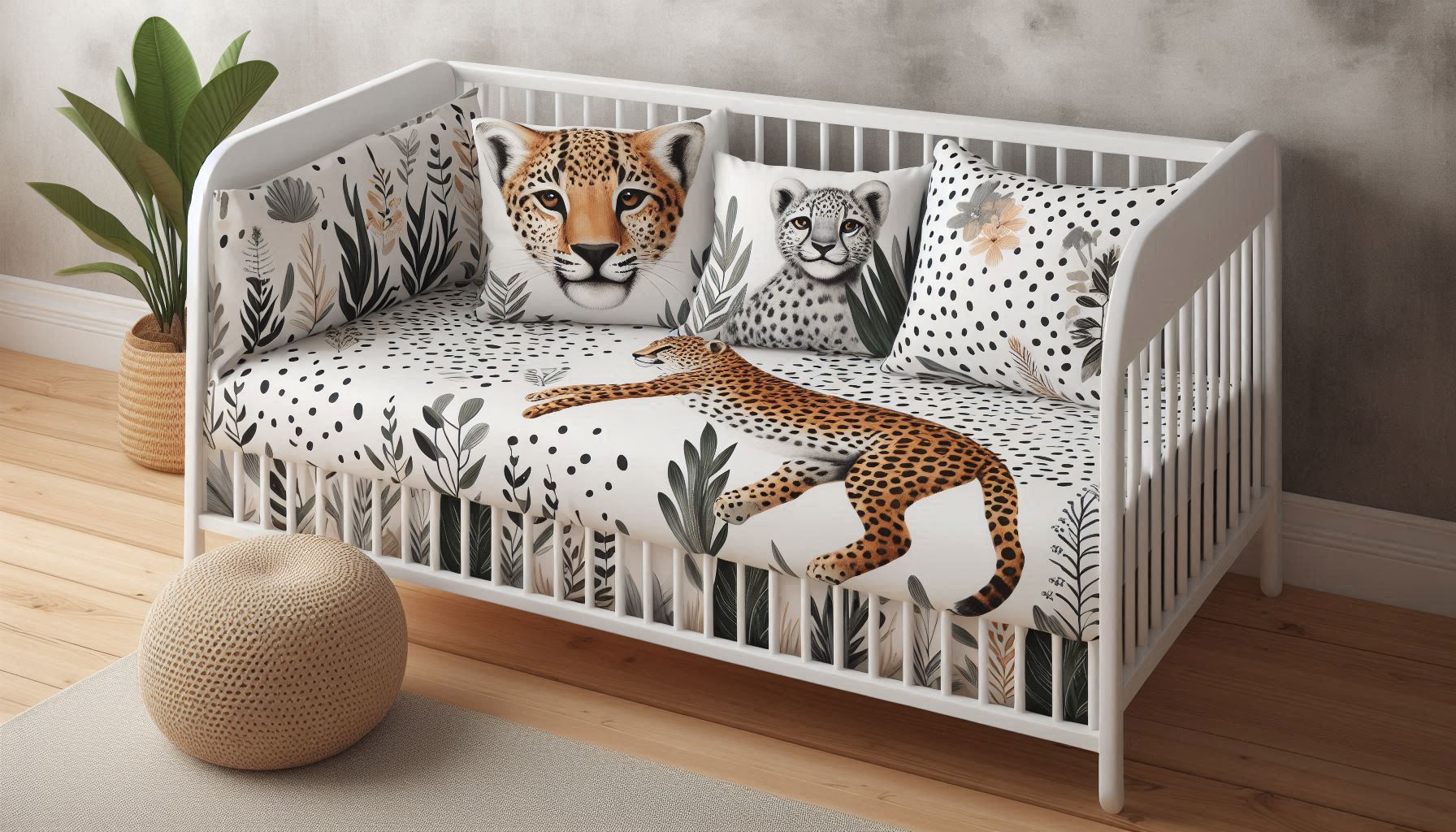 Cheetah Crib Sheets Add a Wild Touch to Your Baby s Nursery Happy Matty