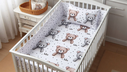 Why Teddy Print Crib Sheets Are a Must-Have for Your Baby's Nursery