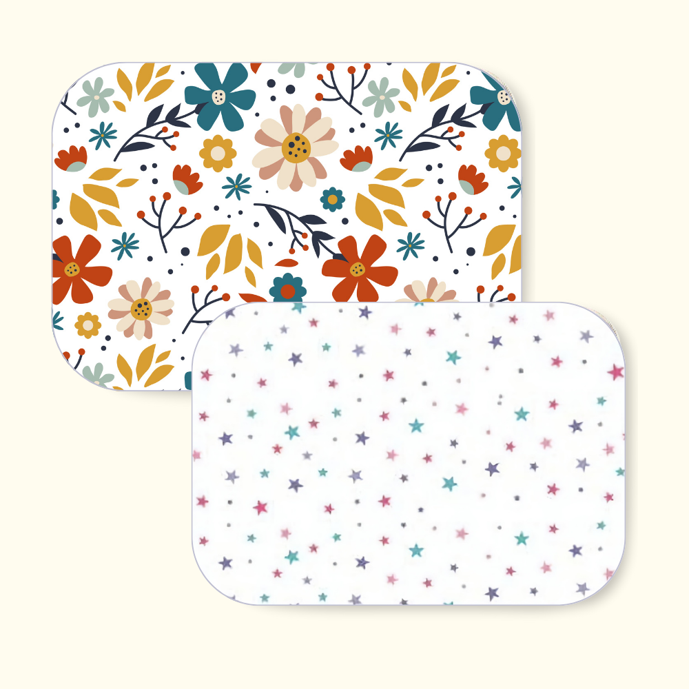Floral & Star Print Premium Matty Combo That Brightens Baby’s Daily Routine