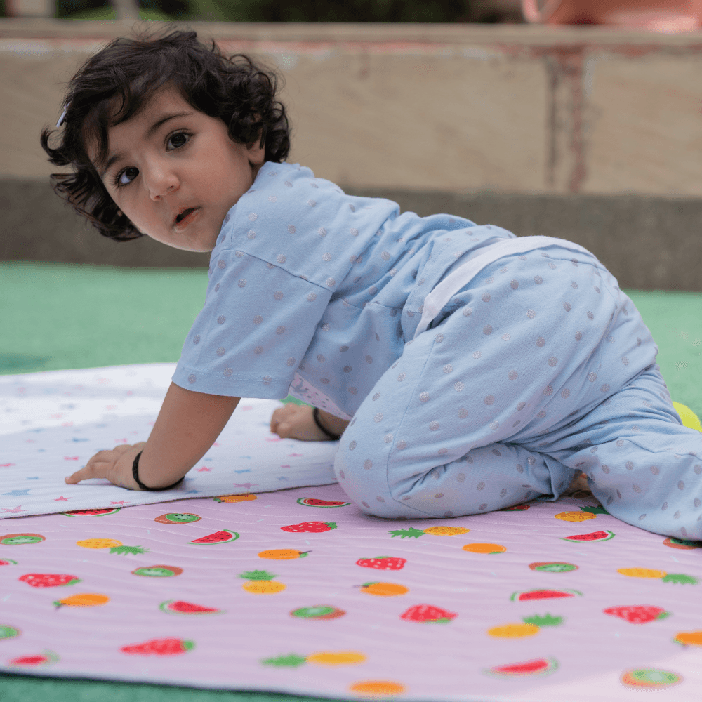 Fruit Print Matty Sheets Moms Love for Quick & Easy Use – Happy Matty