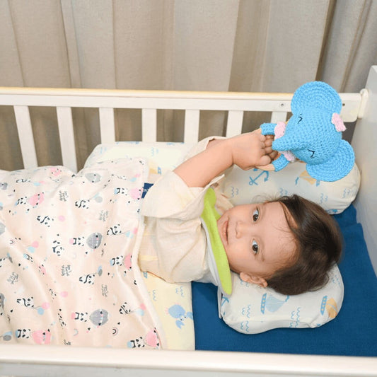Creating a Cozy Sleep Space with a Newborn Pillow and Baby Blanket