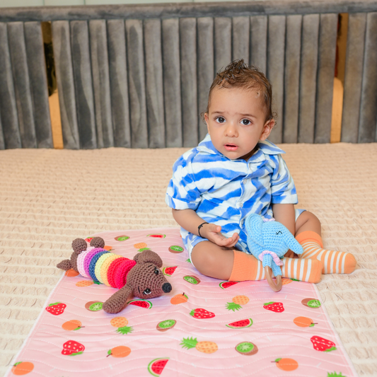 Rainbow Stackable Dog Toys: Fun for Kids and Pets Alike