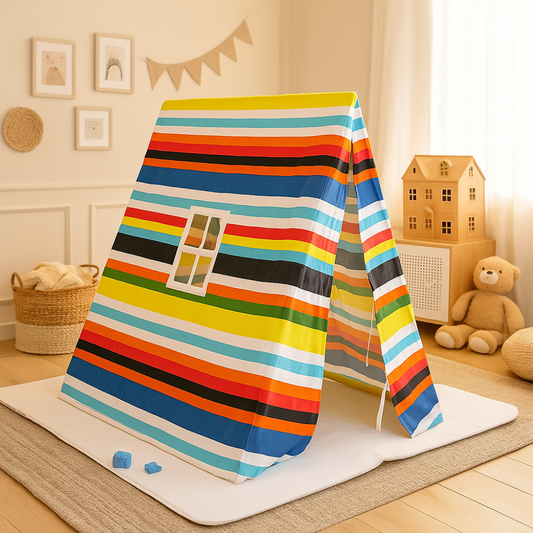 A Rainbow Play Tent That Lights Up Kids Imaginations