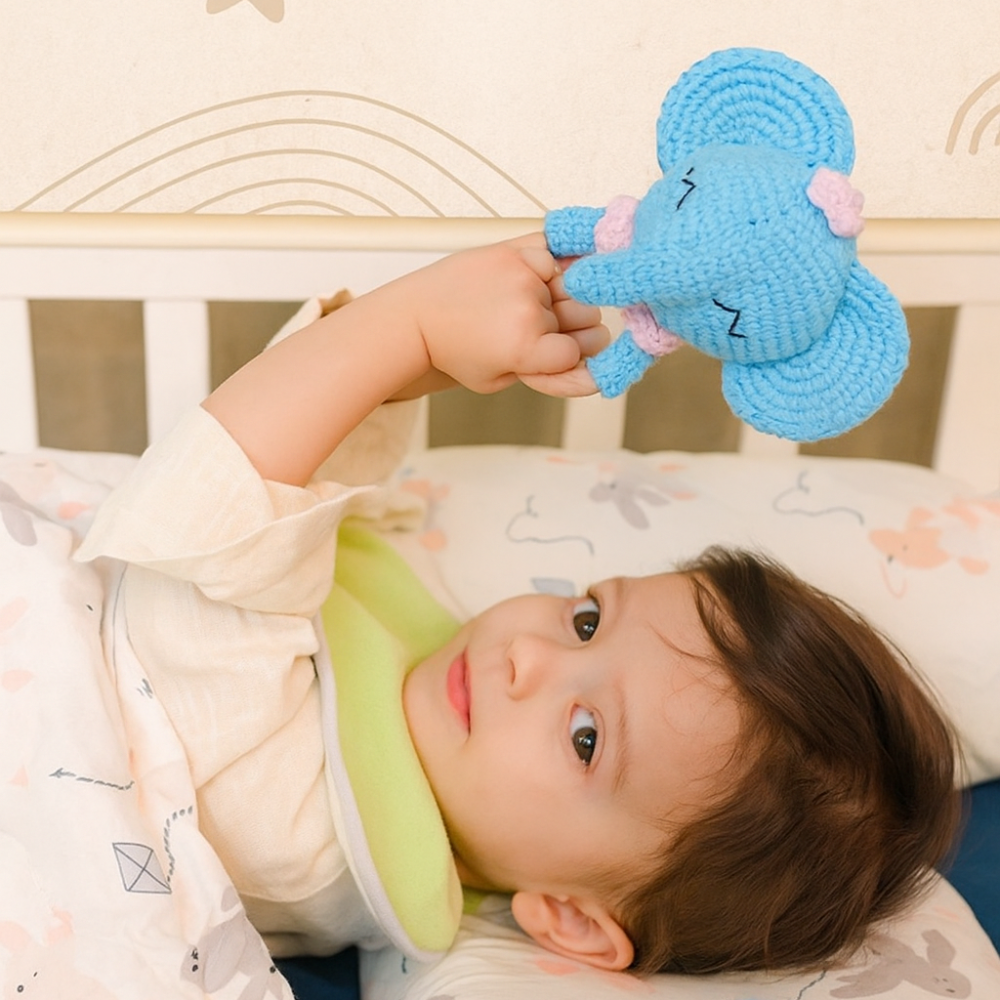 Elephant Crochet Rattles: A Soft First Toy Babies Love