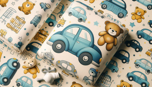 Why Should You Choose Car Print Premium Matty & Teddy Crib Sheet Combo for Your Baby's Comfort?