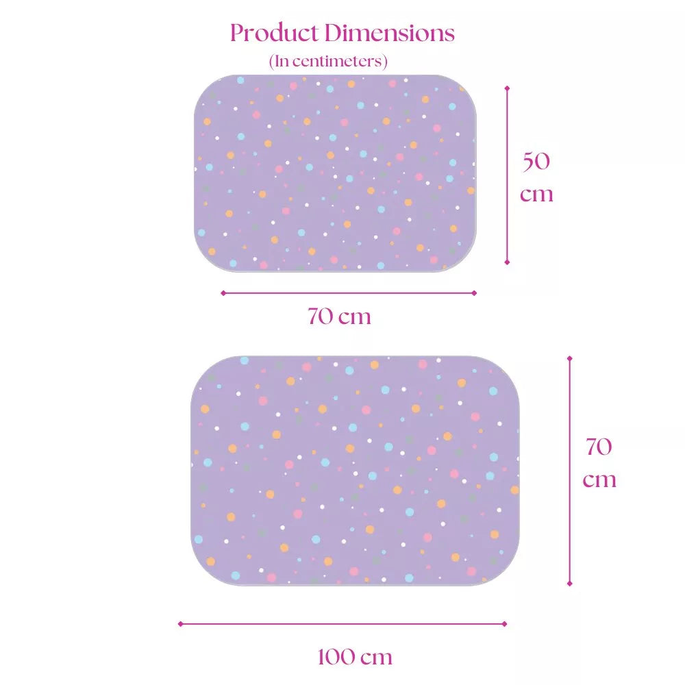 Car & Polka Dots Print Premium Matty Combo