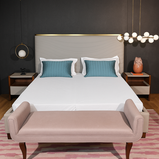 Lycra White Waterproof Mattress Protector