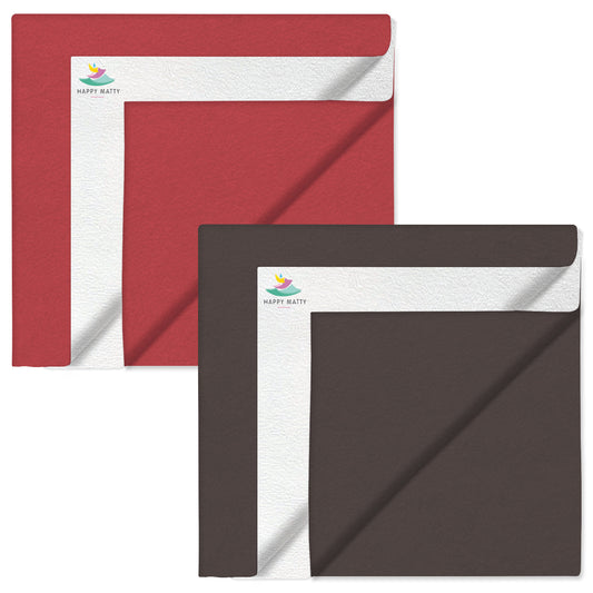 Red + Grey Dry Sheet (Pack of 2)