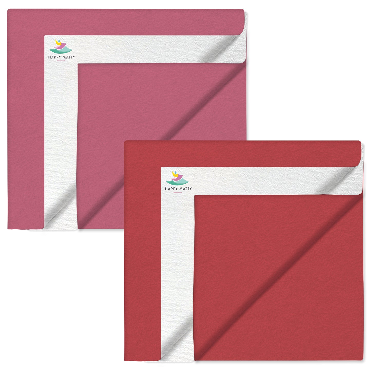 Pink + Salmon Rose Dry Sheet (Pack of 2)