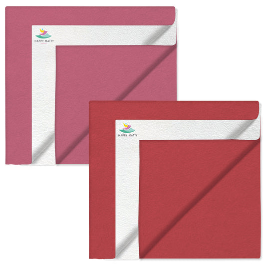 Pink + Salmon Rose Dry Sheet (Pack of 2)