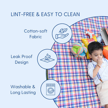 Check Print Picnic Mat