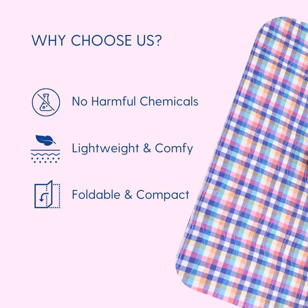 Check Print Picnic Mat