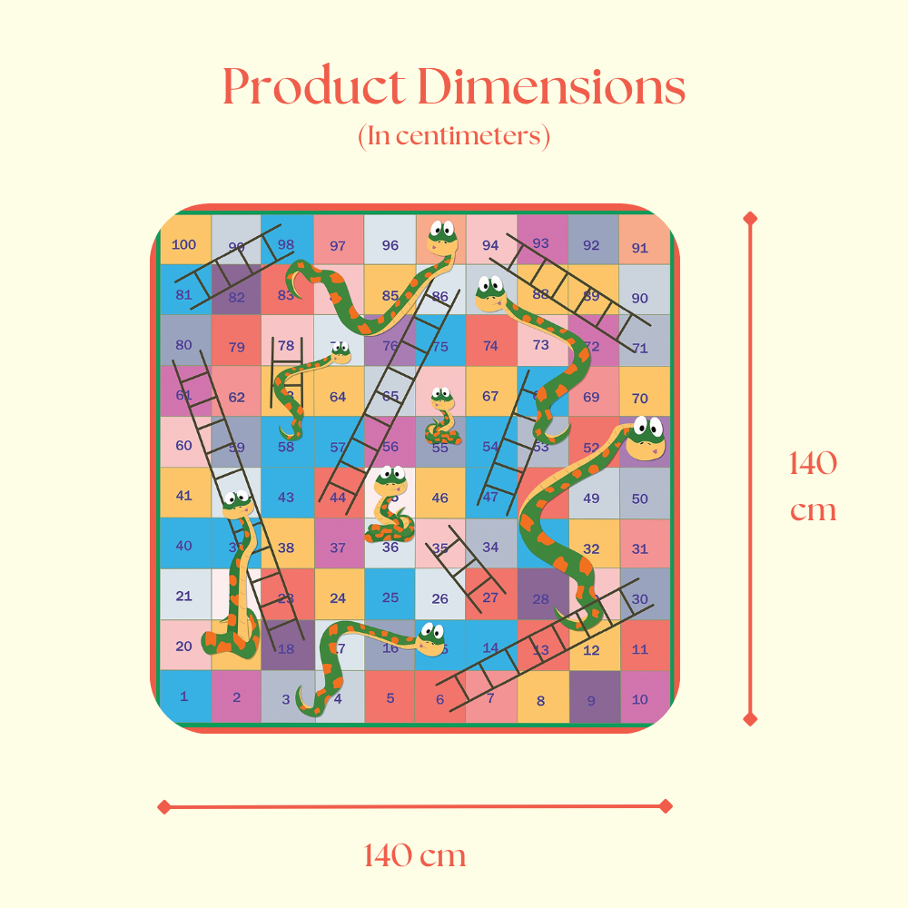 Snakes and Ladders Picnic Mat
