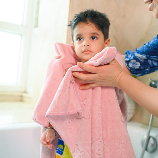 Baby Pink Teddy Towel