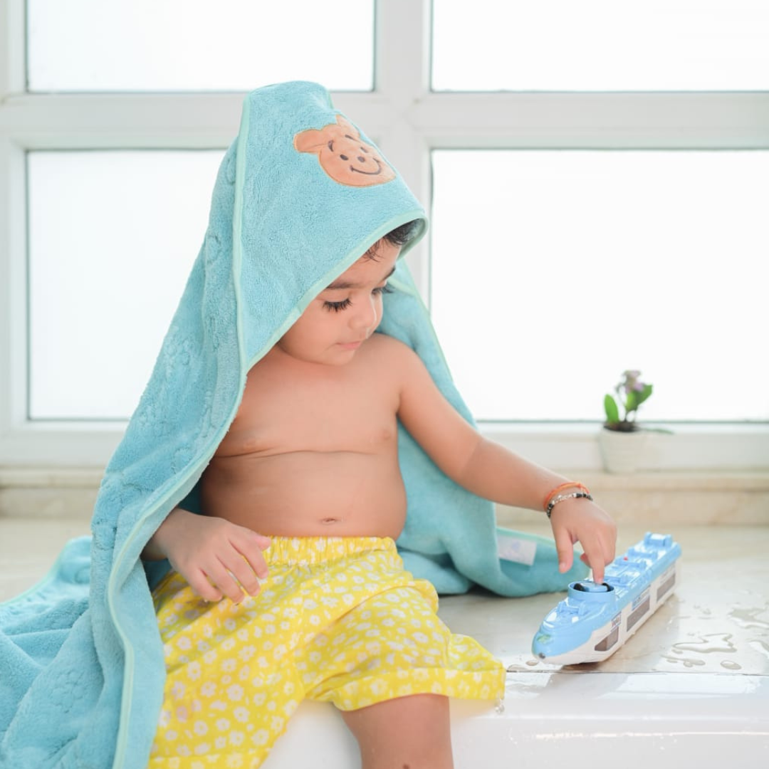 Brown Teddy Hooded Towel