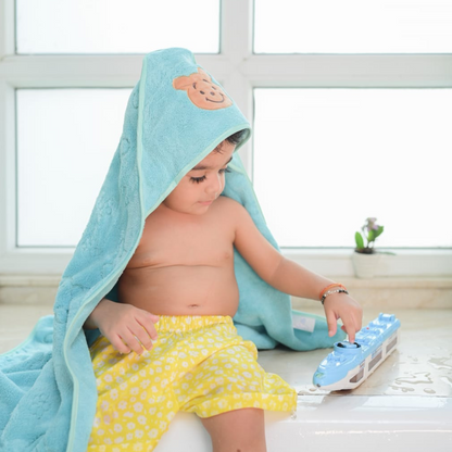 Brown Teddy Hooded Towel