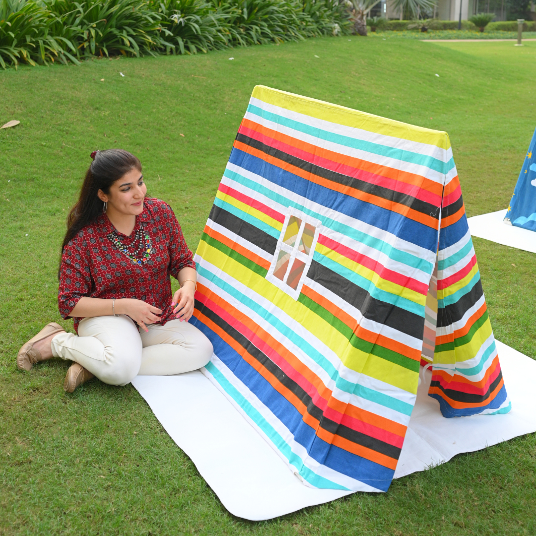 Rainbow Play Tent