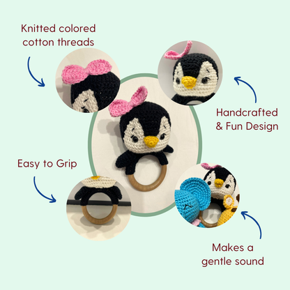 Penguin Crochet Rattle