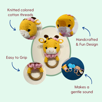 Giraffe Crochet Rattle