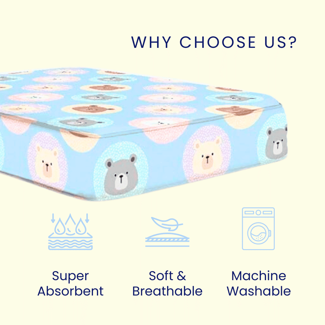 Teddy-Print-Baby-Crib-Sheet-Product-Features