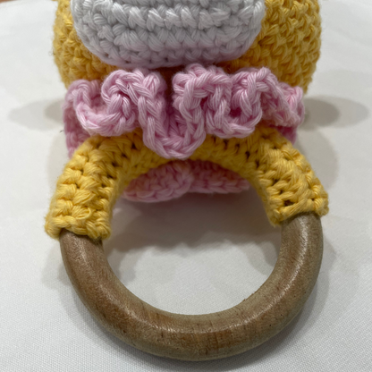 Giraffe Crochet Rattle