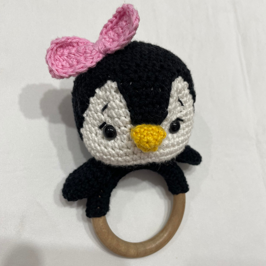 Penguin Crochet Rattle